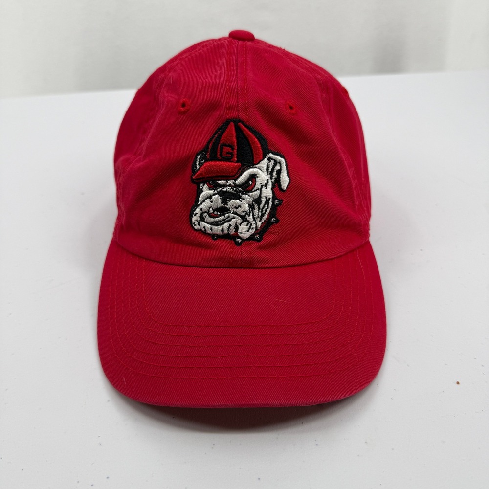 Top of the World Georgia Bulldogs‎ Hat Mens OSFA Red Embroidered Logo Cap